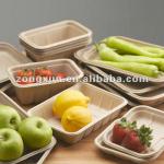 disposable bagasse frozen fruit packaging tray
