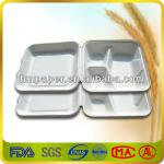 disposable 3-section food container