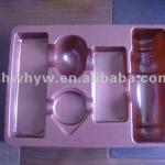 plastic food tray with lid cover fastfood plastic trays school lunch tray