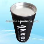 Customized round paper tube can for packing shoe polish