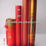red paper tubes