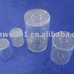 clear PVC cylinder container
