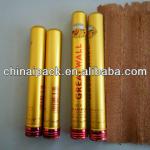 aluminum cigar tube with wooden sheet