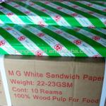 100% M.G White sandwich paper
