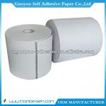 Single side coated glossy self adhesive paper roll