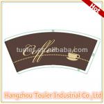 Single Side PE Coated Paper Cup Fan For Hot Drinking Coffee Paper Cup