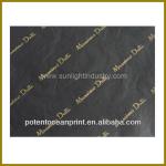 gold logo custom printed tissue paper