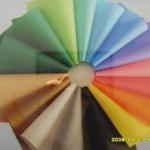 colored parchment paper for bobbin making