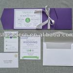 2013 new design paper wedding card