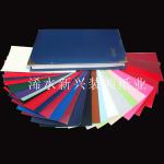 Classcal leater-like PVC coated note-book cover paper