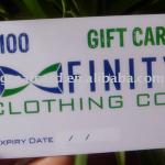 high quality of UHF rfid gift card