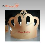 Golden Crown Paper Cap For Birthday Party