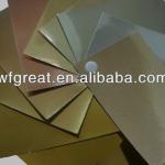Gold cardboard paper for wine package wine box