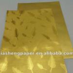 high quality metallized paper from China for making Chocolate box