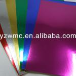 Metallic card paper