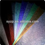 fancy embossing colorful paper with linen silk