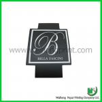 Black paper sleeve for jewelry