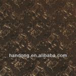 red coffee embossed aluminum paper for box cover binding (flower pattern)