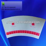 8 oz printed fan shaped paper for disposable paper cup