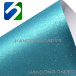 Electroplated Glitter paper back colorful paper as covering material for gift wrapping box HDGL-10-1