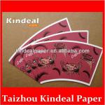 paper cup fan, paper cup blank, sleeve paper cup sheet