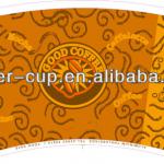paper cup fan/blank,flexo printing,food grade,GSM 160-350,PE customed,more than 10 years experience