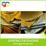 disposable corrugated paper cake board golden silver