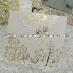 Elegant paper wedding greeting cards