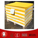 Laminated Coated Paperboard (gold + grey + white)