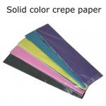 Solid color crepe paper