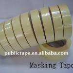 Car painting tape Masking paper tape yellowish paper tape