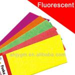 Gift/Promotion/Decoration Fluorescent Crepe Paper/solid color wrapping paper