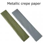 Metallic crepe paper