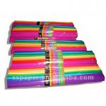 mixed gift wrapping crepe paper