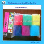 5cm*10m*6piece, different color party streamers