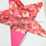 Soft white crepe paper 4 Color Print