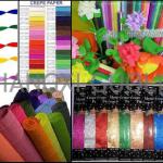 crepe paper for decorate and party