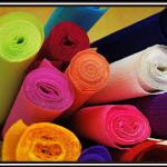 decorative colored flower wrapping crepe paper roll