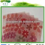 colorful printed food grade glassine paper