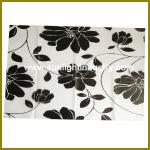 17 gsm black flower printed tissue paper