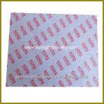 high quality red custom logo tissue paper