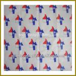 patterned decorative tissue paper with America map