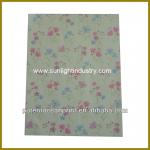 gift wrapping paper with flower design print