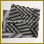 black stripe wrapping silk tissue paper