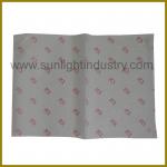 red custom logo tissue paper printing for wrapping