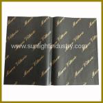 28gsm gold logo custom tissue gift wrap paper