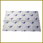 blue butterfly gift wrapping paper with custom logo