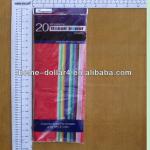 20sheets Packing Printed Tissue paper with Colour Tissue Paper