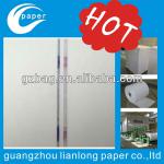 Supply all kinds of watermark paper, 100% cotton paper with security thread watermark