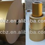 6.5 micron golden foil laminated coated paperboard